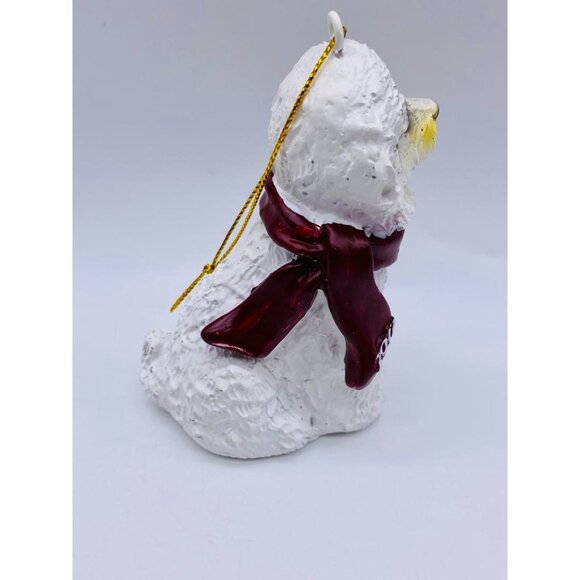 Bichon Frise Dog 2012 Holiday Christmas Ornament In Box by Paws & Claws READ - Picture 10 of 14